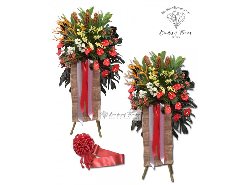 inaugural flower delivery philippines Ribbon Cutting Flowers 07